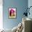 Low Poly New York Art - Pink Building-Philippe Hugonnard-Framed Art Print displayed on a wall