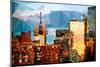 Low Poly New York Art - Reflection of the Sunset II-Philippe Hugonnard-Mounted Art Print