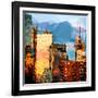 Low Poly New York Art - Reflection of the Sunset III-Philippe Hugonnard-Framed Art Print