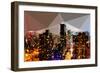 Low Poly New York Art - Silver Night-Philippe Hugonnard-Framed Art Print