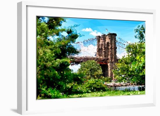 Low Poly New York Art - Skyline NYC-Philippe Hugonnard-Framed Art Print