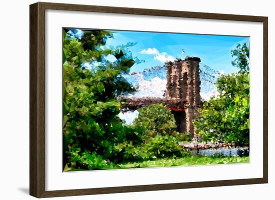 Low Poly New York Art - Skyline NYC-Philippe Hugonnard-Framed Art Print