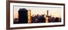 Low Poly New York Art - Skyline Sunset-Philippe Hugonnard-Framed Premium Giclee Print