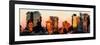 Low Poly New York Art - Sunset Pastel II-Philippe Hugonnard-Framed Art Print