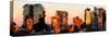 Low Poly New York Art - Sunset Pastel II-Philippe Hugonnard-Stretched Canvas