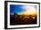 Low Poly New York Art - Sunset View-Philippe Hugonnard-Framed Art Print
