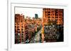 Low Poly New York Art - Sunset-Philippe Hugonnard-Framed Art Print