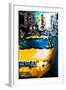 Low Poly New York Art - Taxi Cabs-Philippe Hugonnard-Framed Art Print