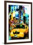 Low Poly New York Art - Taxi NYC-Philippe Hugonnard-Framed Art Print