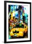 Low Poly New York Art - Taxi NYC-Philippe Hugonnard-Framed Art Print