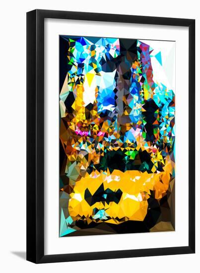 Low Poly New York Art - Taxi NYC-Philippe Hugonnard-Framed Art Print