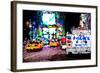 Low Poly New York Art - Taxis-Philippe Hugonnard-Framed Art Print