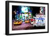 Low Poly New York Art - Taxis-Philippe Hugonnard-Framed Art Print