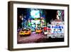 Low Poly New York Art - Taxis-Philippe Hugonnard-Framed Premium Giclee Print