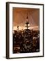 Low Poly New York Art - The Empire State Building-Philippe Hugonnard-Framed Art Print