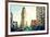 Low Poly New York Art - The Flatiron Building III-Philippe Hugonnard-Framed Art Print