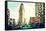 Low Poly New York Art - The Flatiron Building III-Philippe Hugonnard-Framed Stretched Canvas
