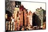 Low Poly New York Art - The New Yorker-Philippe Hugonnard-Mounted Art Print