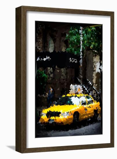 Low Poly New York Art - Traffic Light-Philippe Hugonnard-Framed Art Print