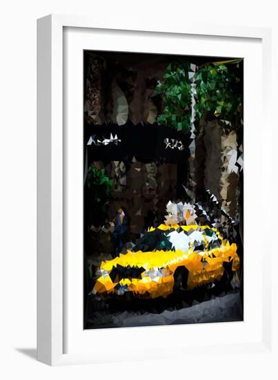 Low Poly New York Art - Traffic Light-Philippe Hugonnard-Framed Art Print