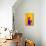 Low Poly New York Art - Yellow Lady Liberty-Philippe Hugonnard-Mounted Art Print displayed on a wall