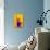 Low Poly New York Art - Yellow Lady Liberty-Philippe Hugonnard-Stretched Canvas displayed on a wall