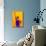 Low Poly New York Art - Yellow Lady Liberty-Philippe Hugonnard-Mounted Art Print displayed on a wall