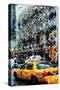 Low Poly New York Art - Yellow Taxi II-Philippe Hugonnard-Stretched Canvas