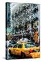 Low Poly New York Art - Yellow Taxi II-Philippe Hugonnard-Stretched Canvas