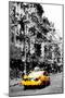 Low Poly New York Art - Yellow Taxi-Philippe Hugonnard-Mounted Art Print