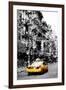 Low Poly New York Art - Yellow Taxi-Philippe Hugonnard-Framed Art Print