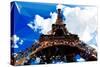 Low Poly Paris Art - Eiffel Tower II-Philippe Hugonnard-Stretched Canvas