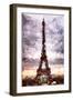 Low Poly Paris Art - Eiffel Tower-Philippe Hugonnard-Framed Art Print