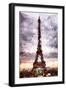 Low Poly Paris Art - Eiffel Tower-Philippe Hugonnard-Framed Art Print