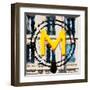 Low Poly Paris Art - Metro-Philippe Hugonnard-Framed Art Print