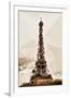 Low Poly Paris Art - The Eiffel Tower III-Philippe Hugonnard-Framed Art Print