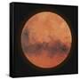 Low Poly Planet Mars-gn8-Framed Stretched Canvas