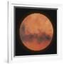 Low Poly Planet Mars-gn8-Framed Art Print