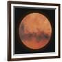 Low Poly Planet Mars-gn8-Framed Art Print