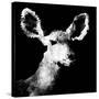 Low Poly Safari Art - Antelope - Black Edition IV-Philippe Hugonnard-Stretched Canvas