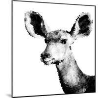 Low Poly Safari Art - Antelope - White Edition II-Philippe Hugonnard-Mounted Art Print