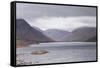 Low Rain Clouds Surrunding the Fells Above Wast Water in the Lake District National Park-Julian Elliott-Framed Stretched Canvas