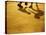 Low Section View of Two People Playing Basketball-null-Stretched Canvas