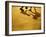 Low Section View of Two People Playing Basketball-null-Framed Premium Photographic Print