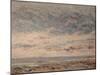 Low Tide, 1865-Gustave Courbet-Mounted Giclee Print