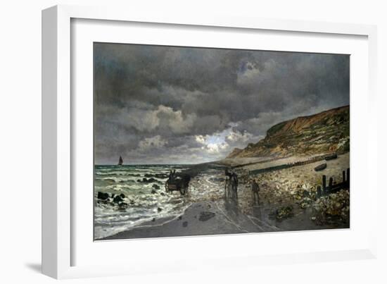 Low Tide, 1865-Claude Monet-Framed Giclee Print