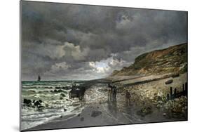Low Tide, 1865-Claude Monet-Mounted Giclee Print