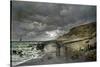 Low Tide, 1865-Claude Monet-Stretched Canvas