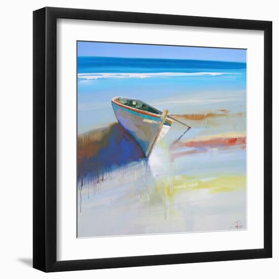 Low Tide 2-Craig Trewin Penny-Framed Art Print