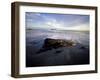 Low Tide and Surf, Wallis Sands State Park, New Hampshire, USA-Jerry & Marcy Monkman-Framed Premium Photographic Print